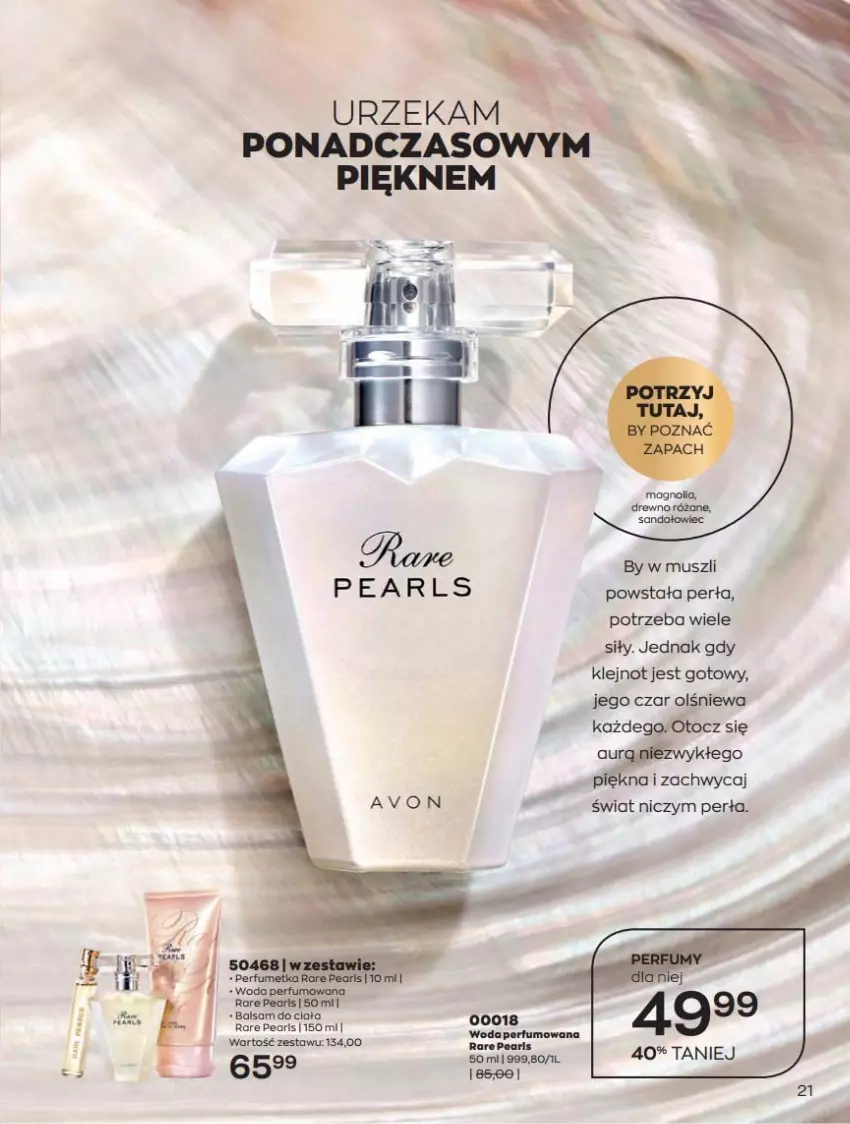 Gazetka promocyjna Avon - Czerwiec - ważna 01.06 do 30.06.2021 - strona 21 - produkty: Klej, Mus, Róża, Sandał