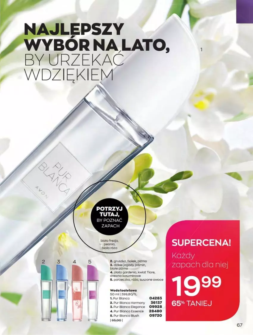 Gazetka promocyjna Avon - Czerwiec - ważna 01.06 do 30.06.2021 - strona 67 - produkty: Kosz, Owoce, Por, Pur, Róża, Woda, Woda toaletowa