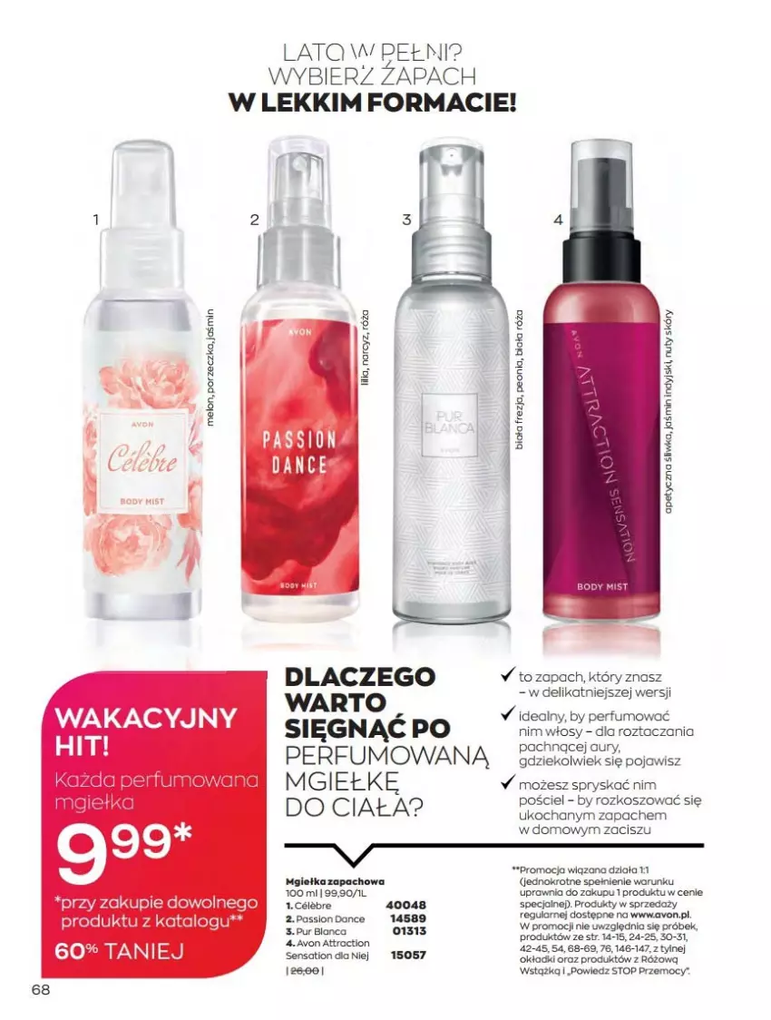 Gazetka promocyjna Avon - Czerwiec - ważna 01.06 do 30.06.2021 - strona 68 - produkty: Chia, Melon, Narcyz, Nuty, Perfum, Por, Róża, Top