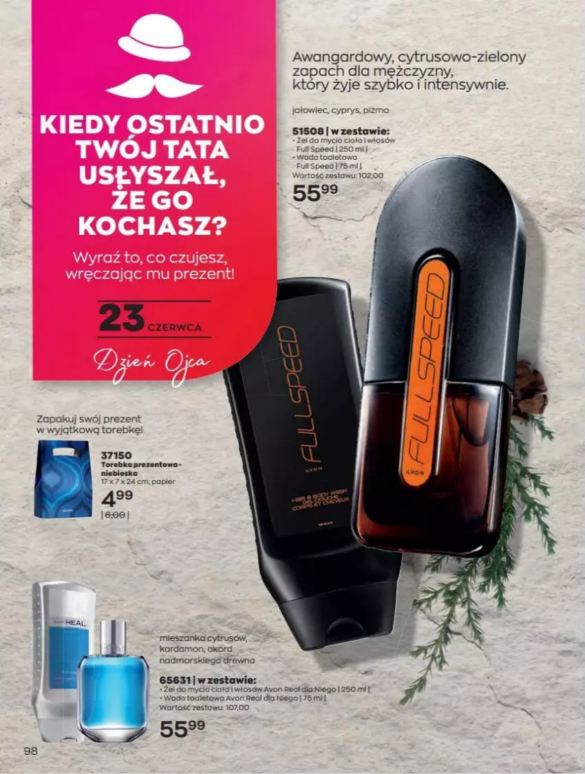 Gazetka promocyjna Avon - Czerwiec - ważna 01.06 do 30.06.2021 - strona 98 - produkty: Papier, Torebka, Woda