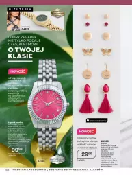 Gazetka promocyjna Avon - Czerwiec - Gazetka - ważna od 30.06 do 30.06.2021 - strona 164 - produkty: Zegarek, Cynk, Kamera, Kolczyki, Zegar, Tytan, Bateria, Bransoletka