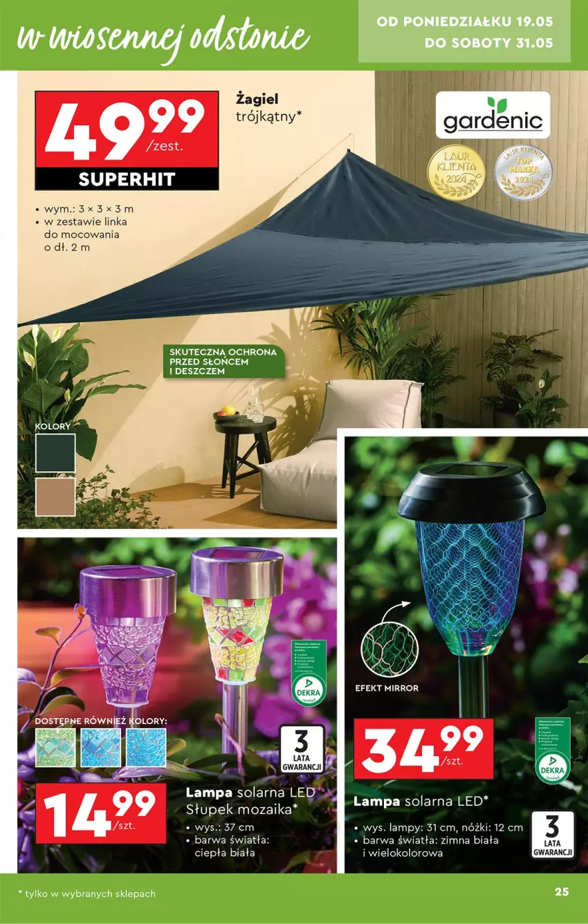 Gazetka promocyjna Biedronka - Okazje Tygodnia - ważna 17.05 do 31.05.2025 - strona 27 - produkty: Inka, Lampa, Laur, Słupek