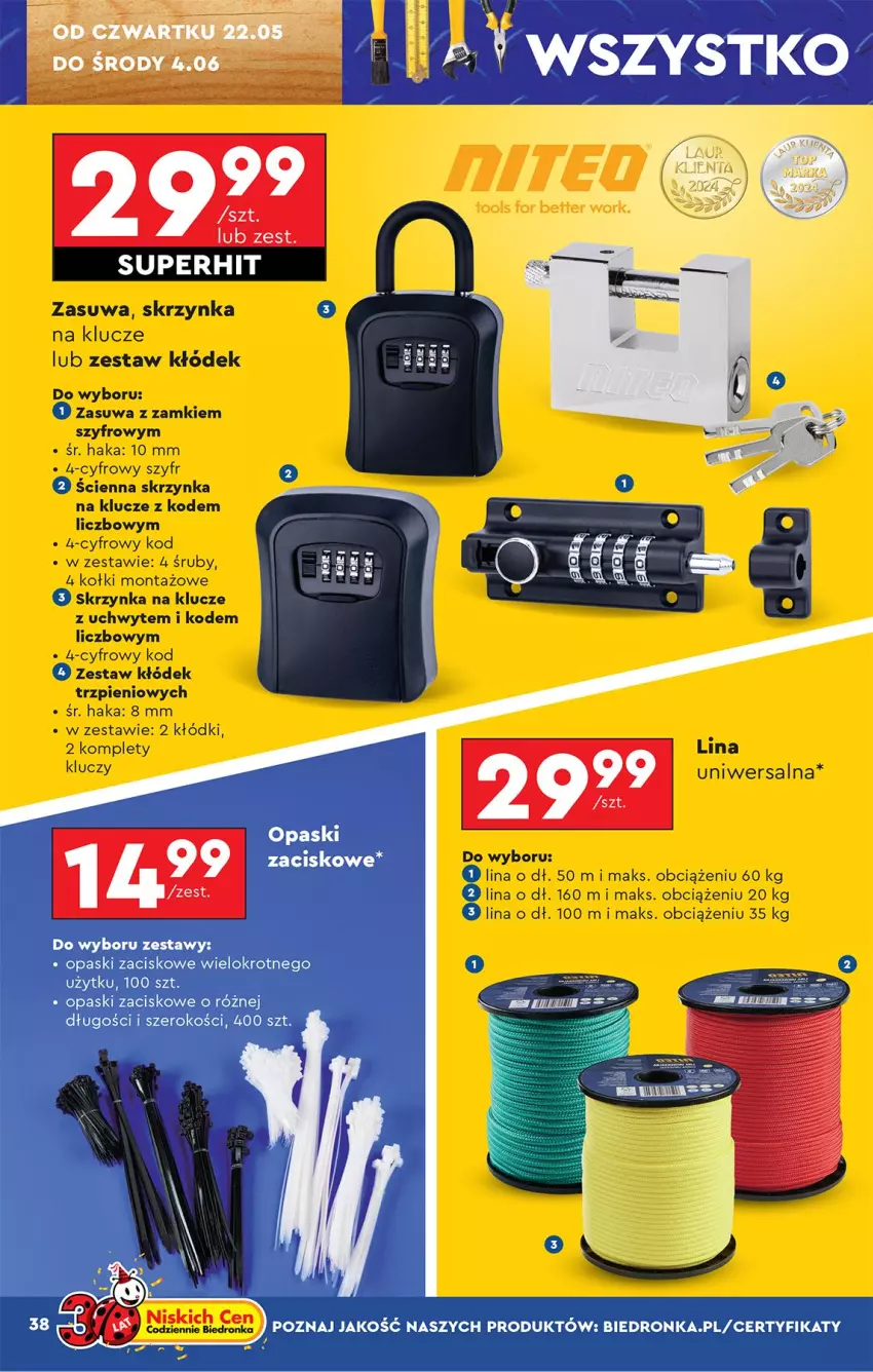 Gazetka promocyjna Biedronka - Okazje Tygodnia - ważna 17.05 do 31.05.2025 - strona 40
