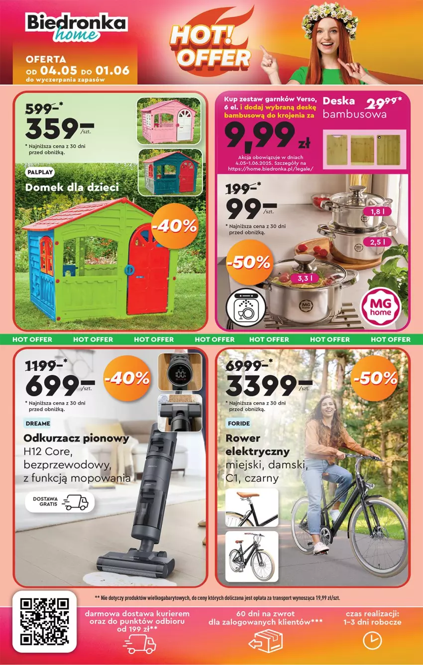 Gazetka promocyjna Biedronka - Okazje Tygodnia - ważna 17.05 do 31.05.2025 - strona 42 - produkty: Gra, Mop, Odkurzacz, Rower