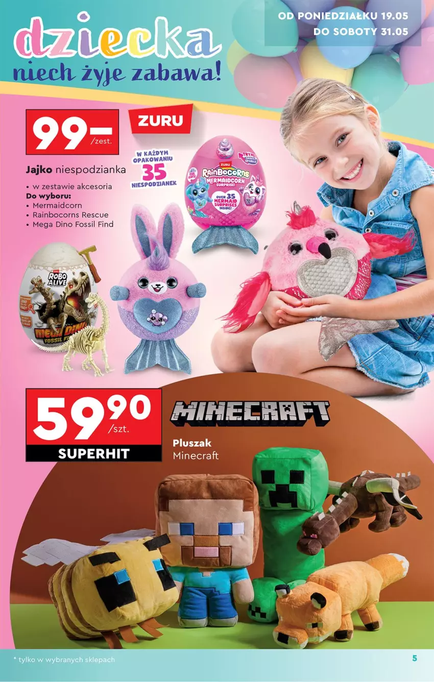 Gazetka promocyjna Biedronka - Okazje Tygodnia - ważna 17.05 do 31.05.2025 - strona 7 - produkty: LG, Minecraft, Pluszak