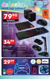 Gazetka promocyjna Biedronka - Okazje Tygodnia - Gazetka - ważna od 31.05 do 31.05.2025 - strona 17 - produkty: Por, Słuchawki, Klawiatura, Głośnik, Stojak, Podkładka, Mysz bezprzewodowa, Mysz, Bateria, Podkład