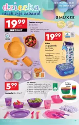 Gazetka promocyjna Biedronka - Okazje Tygodnia - Gazetka - ważna od 31.05 do 31.05.2025 - strona 21 - produkty: Miseczka, Widelec, Pojemnik, Talerzyk, Talerz, Dzieci, Zestaw sztućców