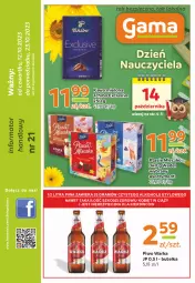 Gazetka promocyjna Gama - Gazetka Gama - Gazetka - ważna od 12.10 do 12.10.2024 - strona 1 - produkty: Piwa, Piwo, Piec, Tchibo, Gra, Kawa mielona, Kawa, O nas, Warka, Mleczko, Ptasie mleczko, Fa