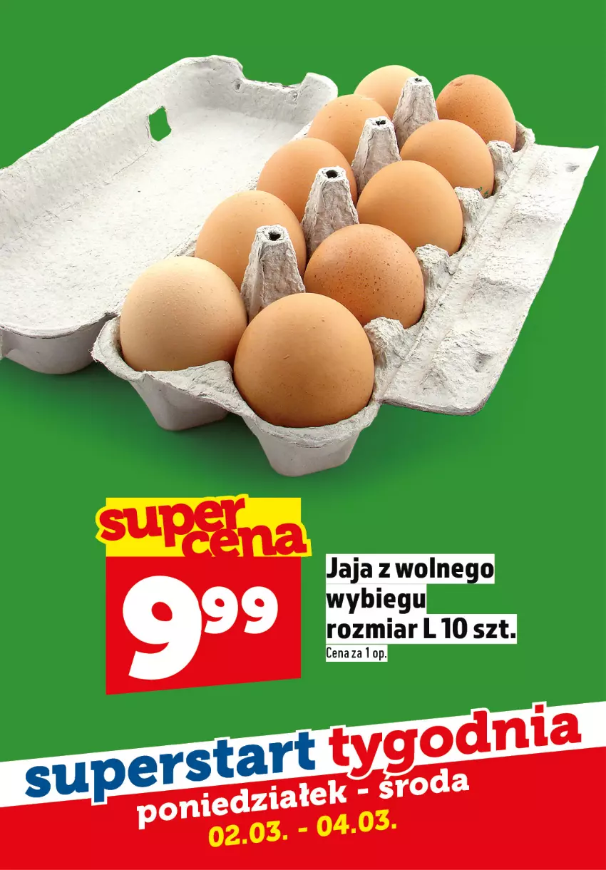Gazetka promocyjna Topaz - Gazetka - ważna 02.03 do 04.03.2026 - strona 2 - produkty: Jaja, Jaja z wolnego wybiegu