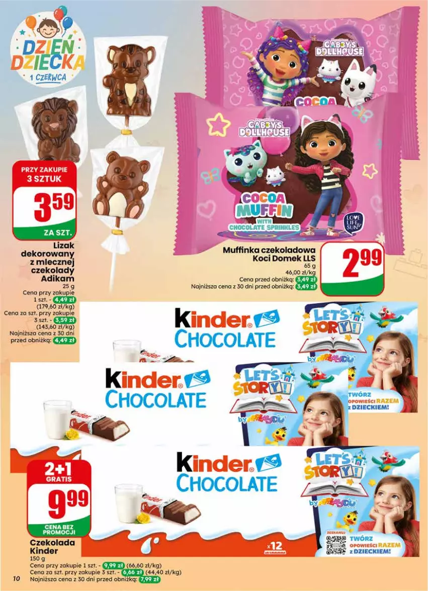 Gazetka promocyjna Dino - Gazetka 22 / 2026 - ważna 27.05 do 02.06.2026 - strona 10 - produkty: Czekolada, Inka, Kinder, Koc