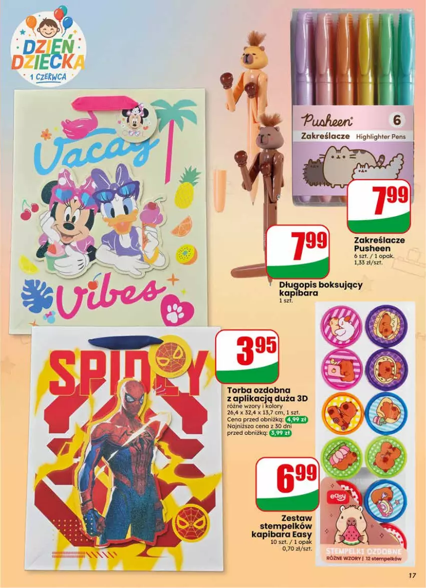 Gazetka promocyjna Dino - Gazetka 22 / 2026 - ważna 27.05 do 02.06.2026 - strona 17 - produkty: Długopis, Torba