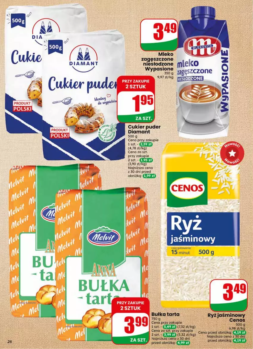 Gazetka promocyjna Dino - Gazetka 22 / 2026 - ważna 27.05 do 02.06.2026 - strona 26 - produkty: Bułka, Cukier, Diamant, Tarta