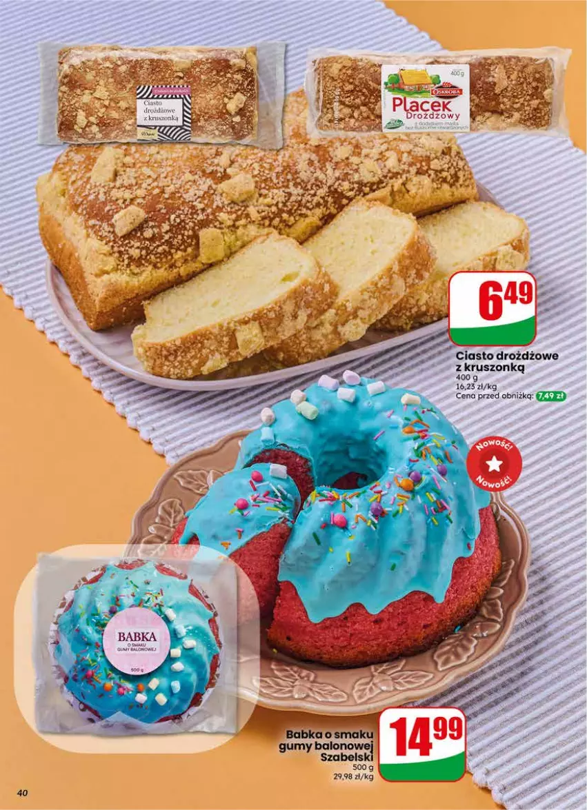 Gazetka promocyjna Dino - Gazetka 22 / 2026 - ważna 27.05 do 02.06.2026 - strona 40 - produkty: Babka