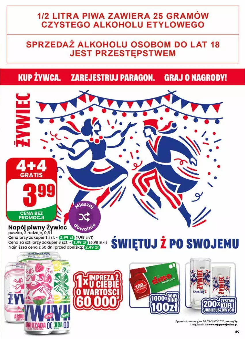 Gazetka promocyjna Dino - Gazetka 22 / 2026 - ważna 27.05 do 02.06.2026 - strona 49 - produkty: Gry, Napój