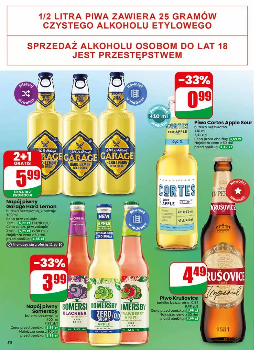 Gazetka promocyjna Dino - Gazetka 22 / 2026 - ważna 27.05 do 02.06.2026 - strona 50 - produkty: Gra, Piwa, Piwo, Somersby