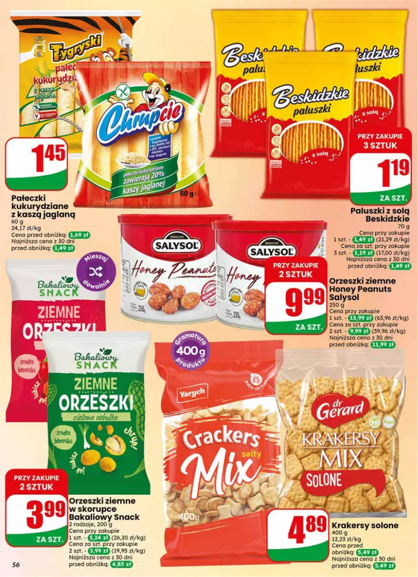 Gazetka promocyjna Dino - Gazetka 22 / 2026 - ważna 27.05 do 02.06.2026 - strona 56 - produkty: Beskidzki, HP, Krakersy, Lysol, Orzeszki, Orzeszki ziemne