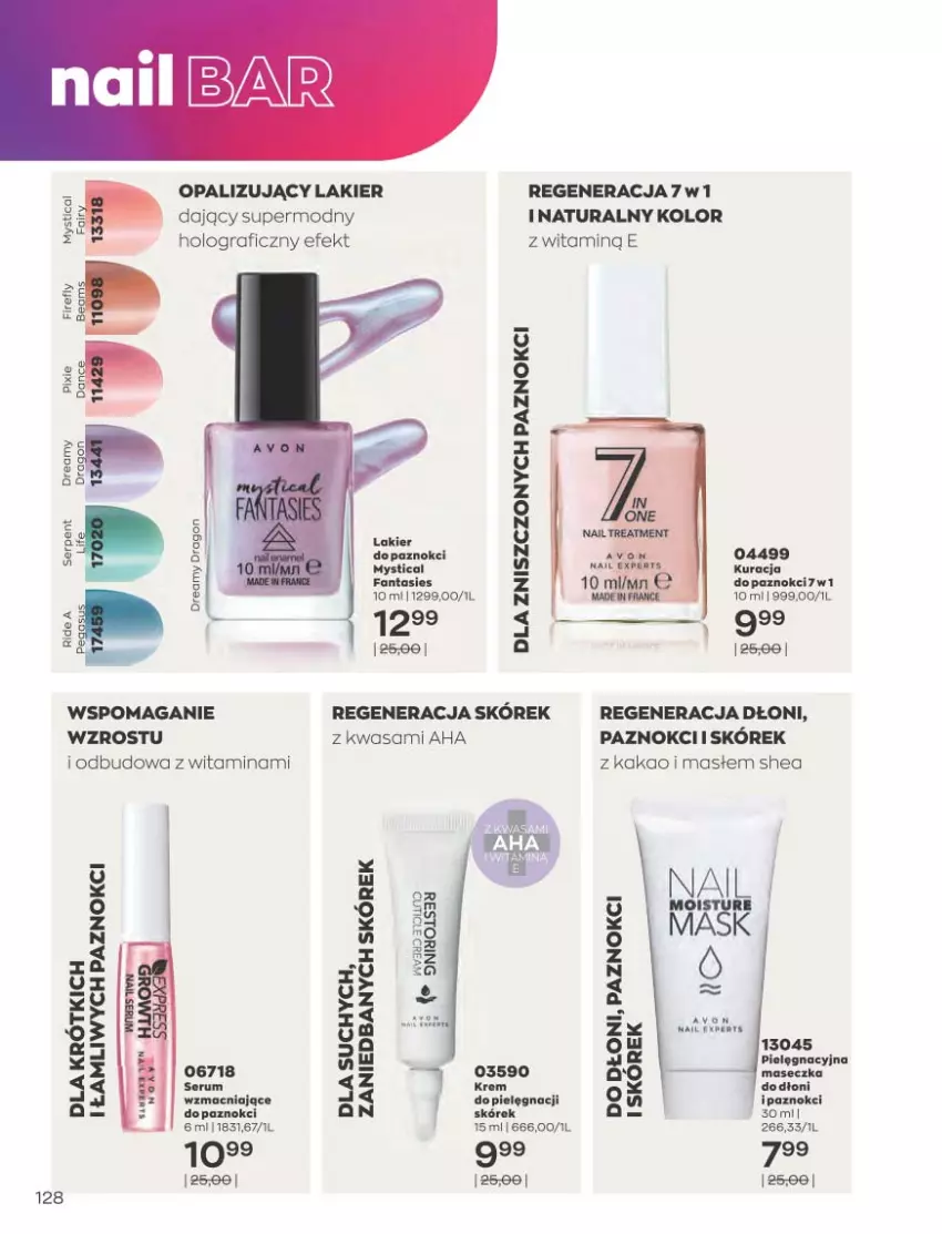 Gazetka promocyjna Avon - Katalog Avon 10/2021 kampania październik - ważna 01.09 do 31.10.2021 - strona 124 - produkty: Fa, Gra, Kakao, Lakier, Wasa