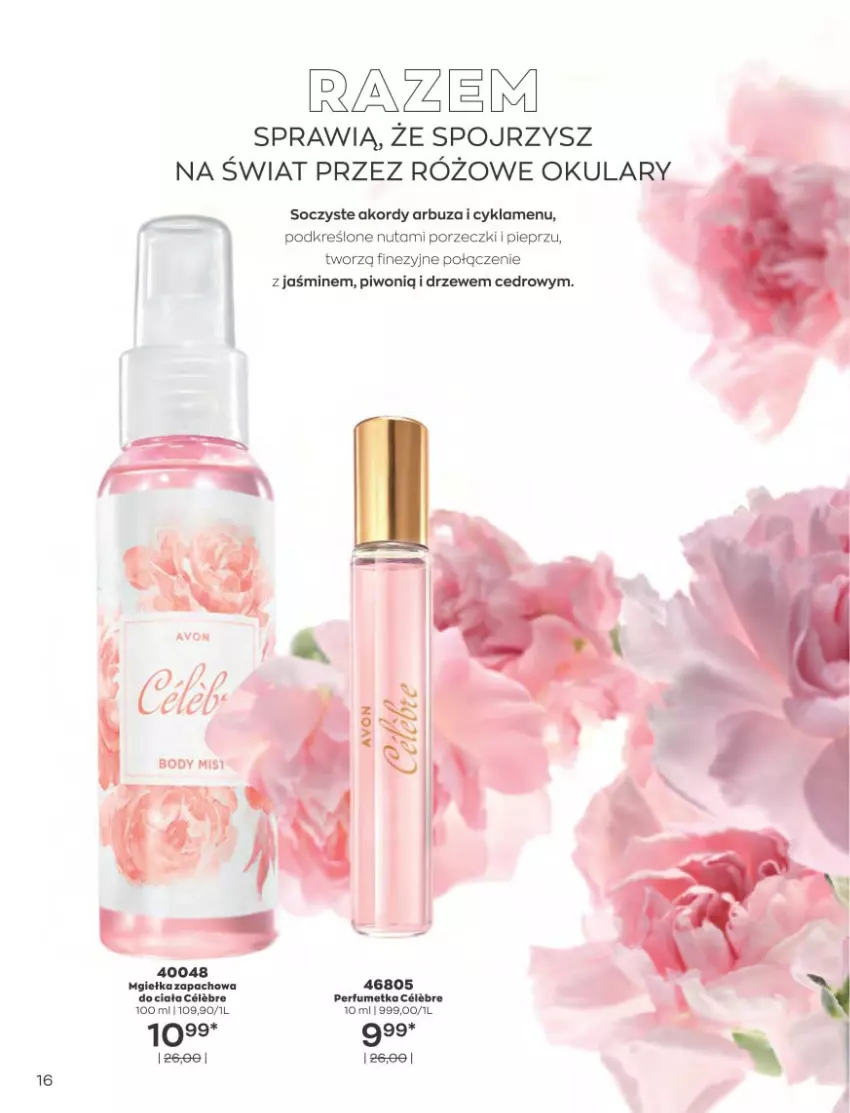 Gazetka promocyjna Avon - Katalog Avon 10/2021 kampania październik - ważna 01.09 do 31.10.2021 - strona 16 - produkty: Arbuz, Cyklamen, Perfum, Pieprz, Piwo, Por