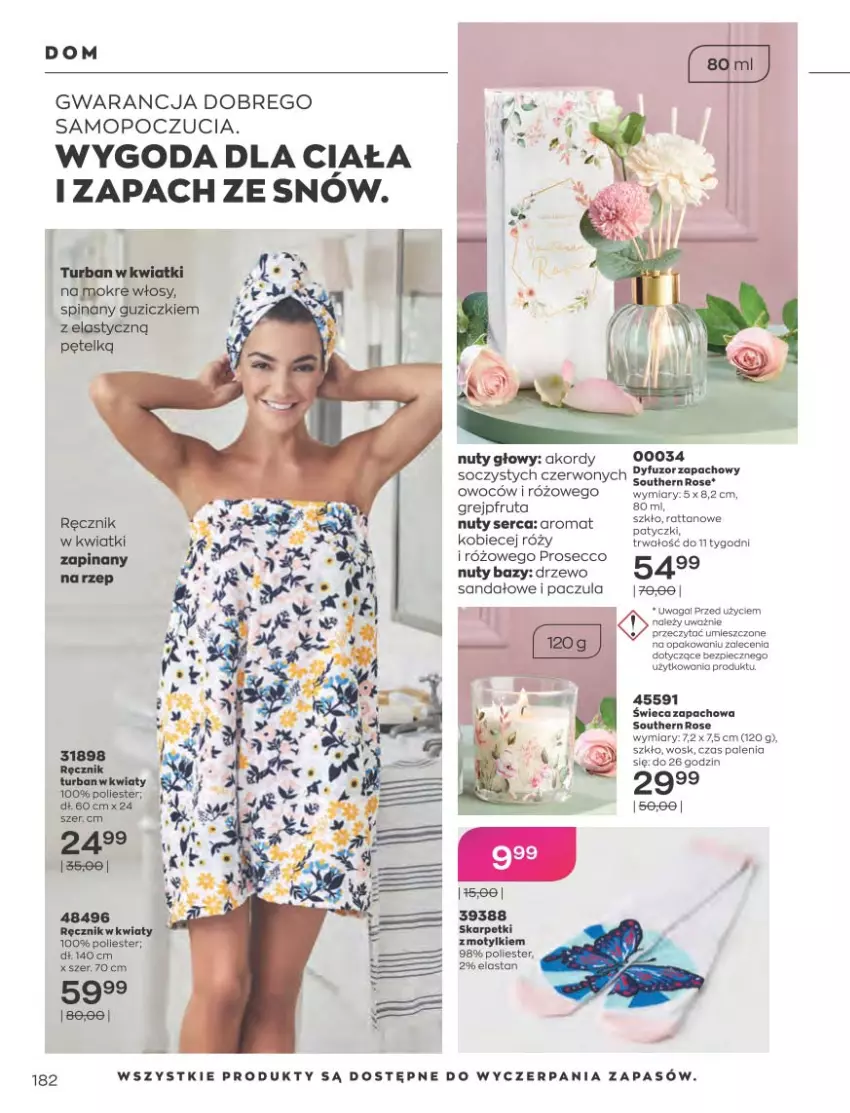 Gazetka promocyjna Avon - Katalog Avon 10/2021 kampania październik - ważna 01.09 do 31.10.2021 - strona 178 - produkty: Grejpfrut, Karp, Mop, Nuty, Piec, Prosecco, Ręcznik, Sandał, Ser, Skarpetki, Waga