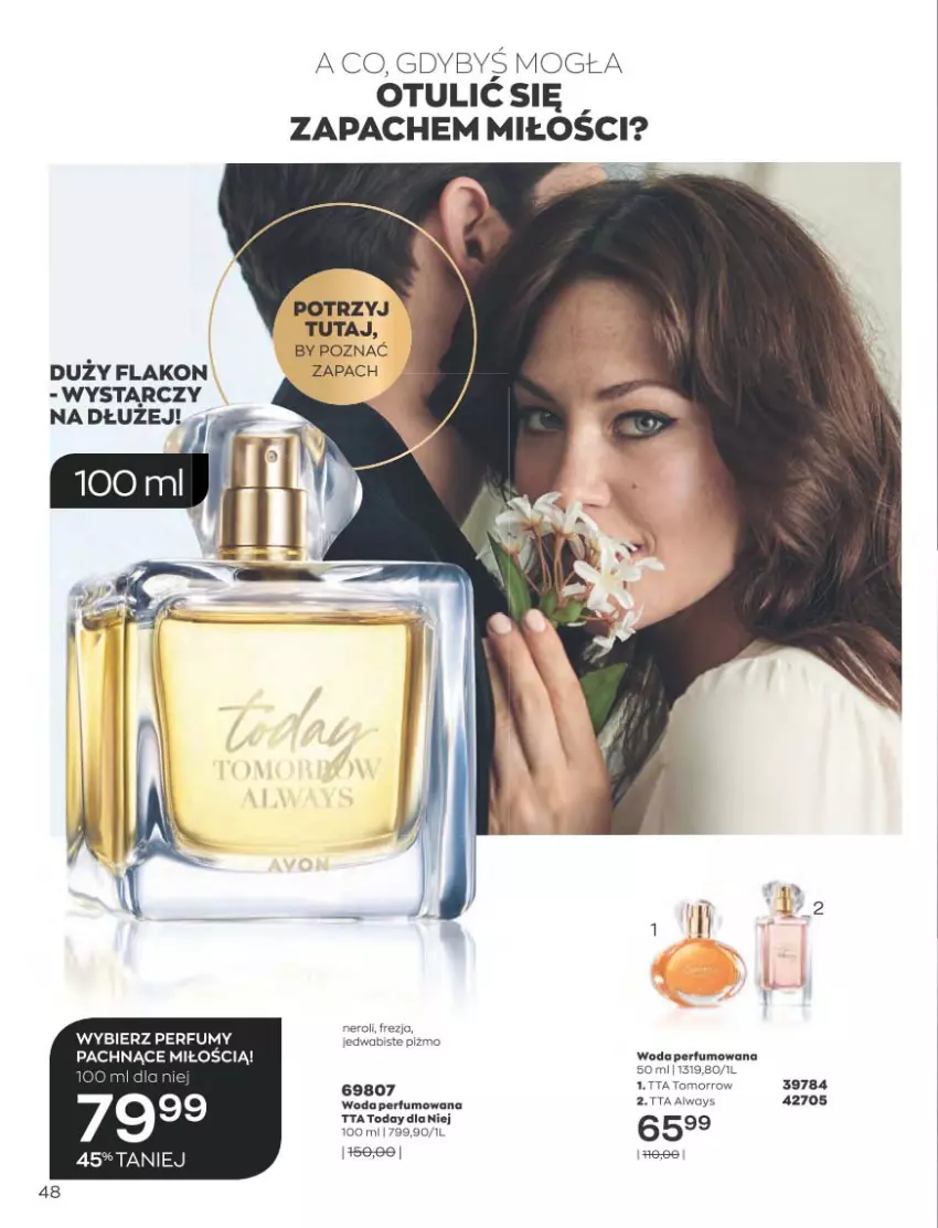 Gazetka promocyjna Avon - Katalog Avon 10/2021 kampania październik - ważna 01.09 do 31.10.2021 - strona 44 - produkty: Perfum, Woda, Woda perfumowana