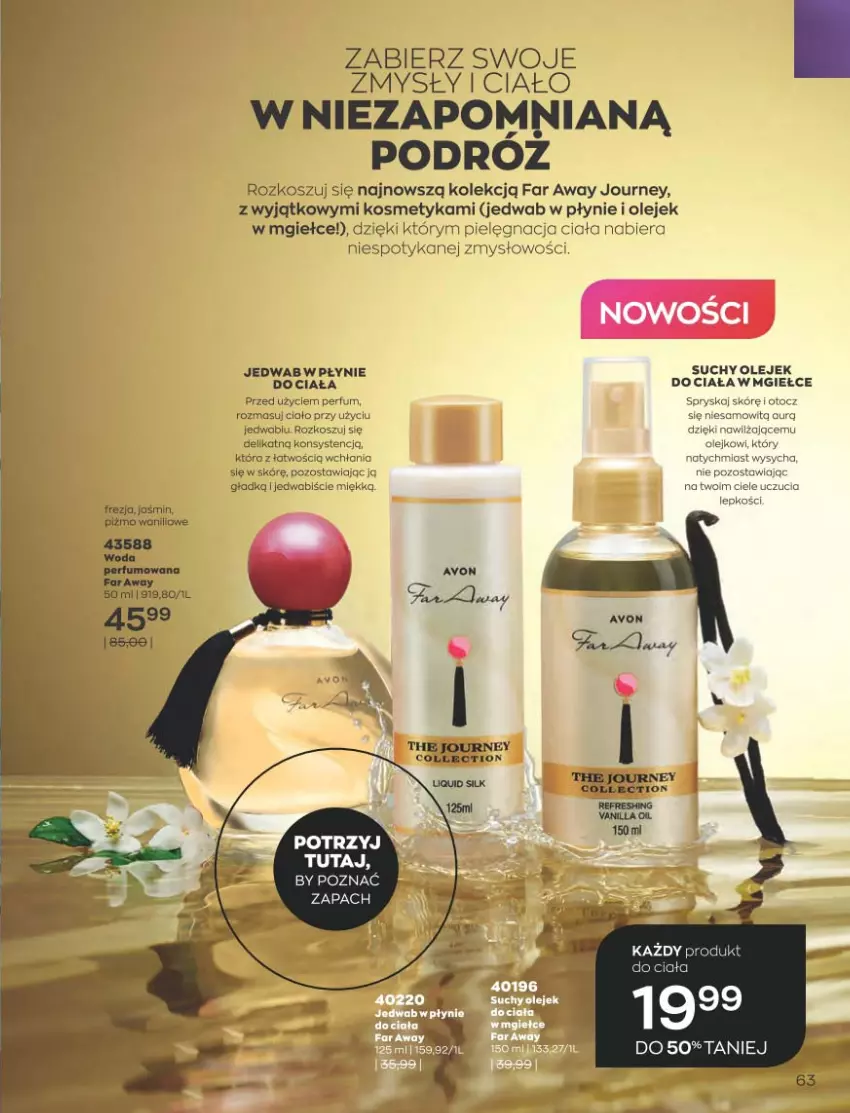 Gazetka promocyjna Avon - Katalog Avon 10/2021 kampania październik - ważna 01.09 do 31.10.2021 - strona 59 - produkty: Fa, Kosz, Olej, Perfum