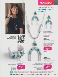 Gazetka promocyjna Avon - Katalog Avon 10/2021 kampania październik - Gazetka - ważna od 31.10 do 31.10.2021 - strona 167 - produkty: Naszyjnik, Cynk, Kolczyki, Tytan