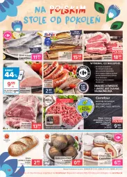 Gazetka promocyjna Carrefour - Gazetka Znane, lubiane i z Polski - Gazetka - ważna od 30.08 do 30.08.2021 - strona 2 - produkty: Mięso mielone, Karkówka wieprzowa, Tusz, Szponder wołowy, Mola, Chleb, Kiełbasa, Bułka, Mięso
