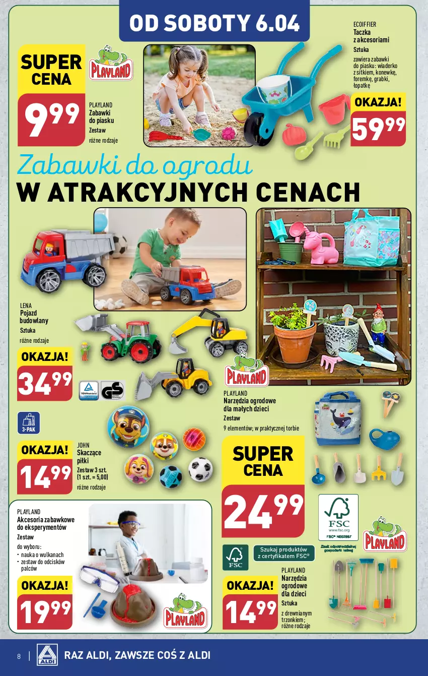 Gazetka promocyjna Aldi - Artykuły przemysłowe i tekstylia - ważna 02.04 do 06.04.2024 - strona 8 - produkty: Dzieci, Gra, Pojazd