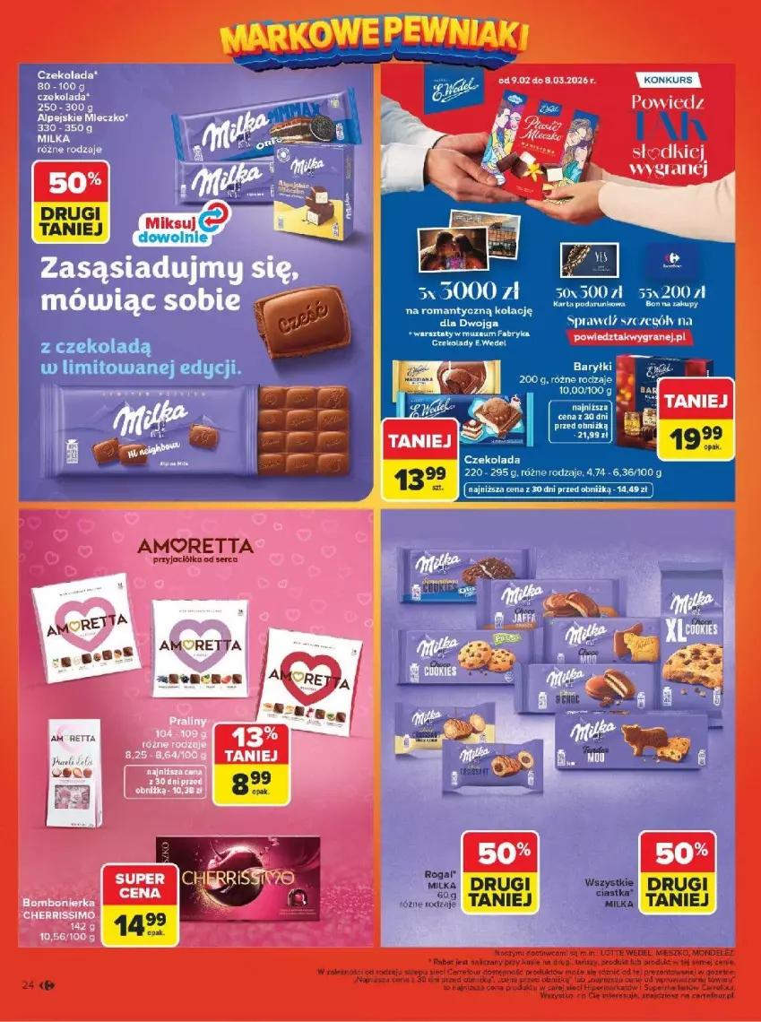 Gazetka promocyjna Carrefour - Gazetka Carrefour, Market Łap markowe pewniaki! - ważna 16.02 do 28.02.2026 - strona 26 - produkty: Czekolada, Fa, Gra, Mleczko