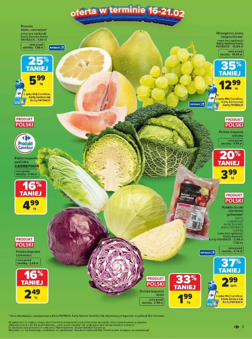 Gazetka promocyjna Carrefour - Gazetka Carrefour, Market Łap markowe pewniaki! - ważna 16.02 do 28.02.2026 - strona 7 - produkty: Pomelo, Wino