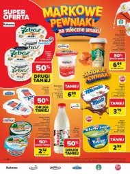 Gazetka promocyjna Carrefour - Gazetka Carrefour, Market Łap markowe pewniaki! - Gazetka - ważna od 28.02 do 28.02.2026 - strona 12 - produkty: Belriso, Serek wiejski, Ser, Twaróg, Piątnica, Sati, Klej, Serek, Bakoma, Deser, POLMLEK, Napój, Monte, Mleko, Fa