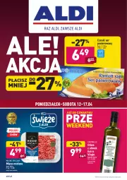 Gazetka promocyjna Aldi - Gazetka - ważna od 17.04 do 17.04.2021 - strona 1 - produkty: Mięso mielone, Ser, Gin, Mięsne specjały, Oliwa z oliwek, Mięso