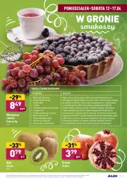 Gazetka promocyjna Aldi - Gazetka - ważna od 17.04 do 17.04.2021 - strona 3 - produkty: Piec, Gra, Cukier puder, Papier, Cukier, Proszek do pieczenia, Granat, Kosz, Kiwi, Tarta, Winogrona, Puder, Owoce, Piekarnik, Wino, Masło, Budyń