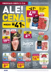 Gazetka promocyjna Aldi - Gazetka - ważna od 17.04 do 17.04.2021 - strona 4 - produkty: Kurczak, Mięso mielone, Filet z piersi kurczaka, Mięsne specjały, Lodówka, Tera, Mięso