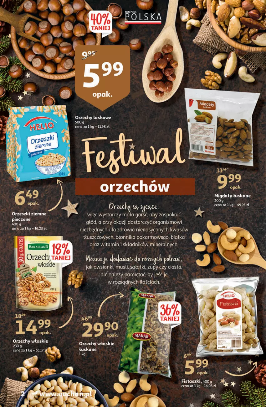 Gazetka promocyjna Auchan - Magia rabatów Supermarkety - ważna 12.11 do 17.11.2021 - strona 2 - produkty: Bakalland, Mięta, Mus, Sałat, Tusz