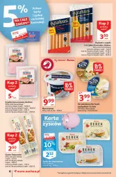 Gazetka promocyjna Auchan - Magia rabatów Supermarkety - Gazetka - ważna od 17.11 do 17.11.2021 - strona 6 - produkty: Kurczak, Ciasto francuskie, Krakus, Ser, Parówki, Parówki z szynki, Mascarpone, Tran, Szynka konserwowa, Szynka, Serek
