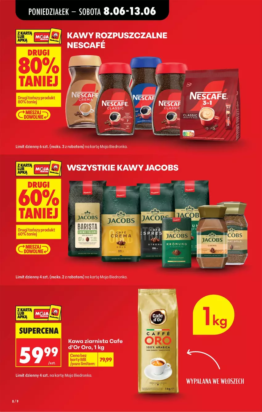 Gazetka promocyjna Biedronka - Od Poniedziałku - ważna 08.06 do 13.06.2026 - strona 10 - produkty: Kawa, Kawa ziarnista, LANA