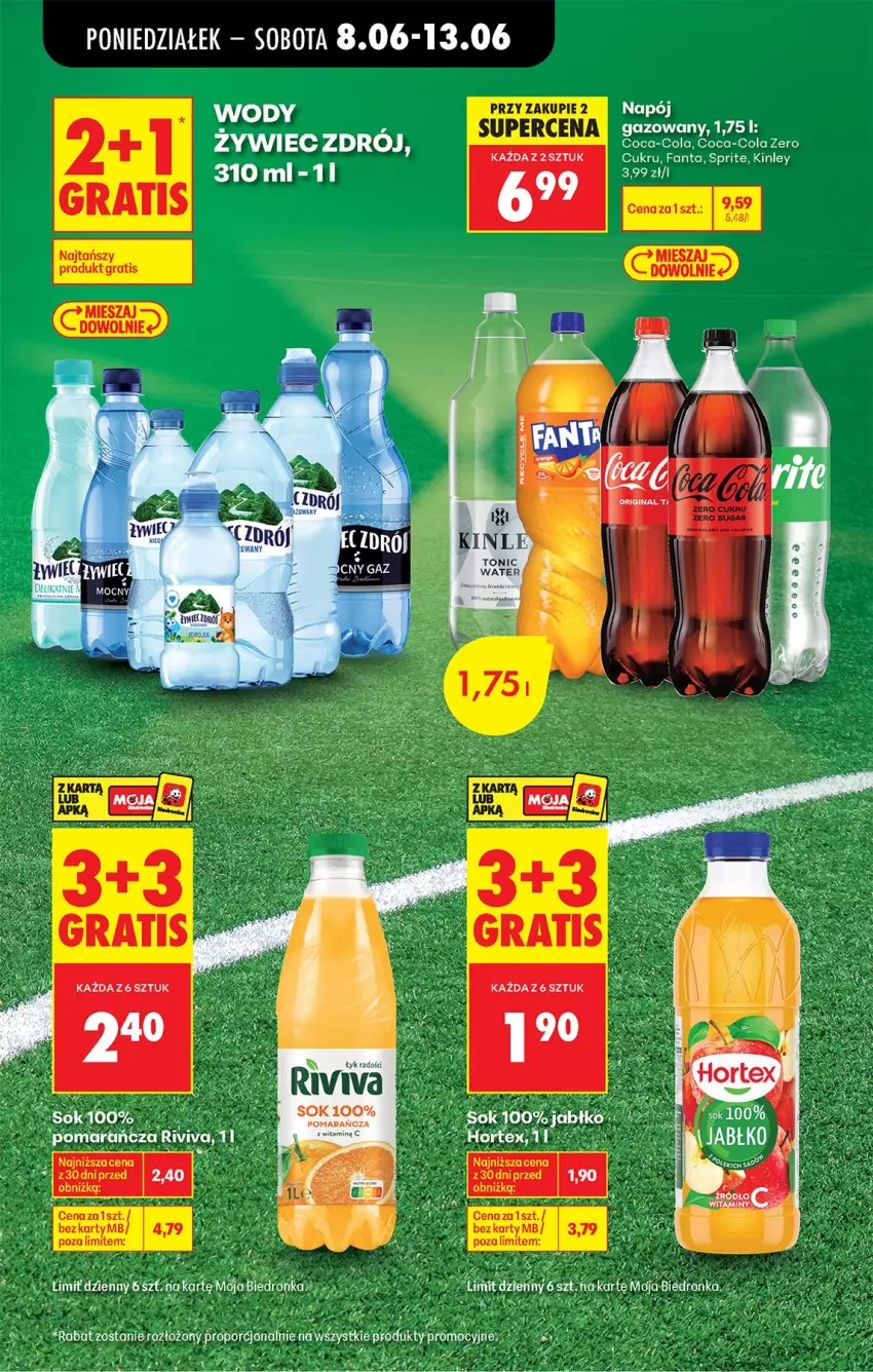 Gazetka promocyjna Biedronka - Od Poniedziałku - ważna 08.06 do 13.06.2026 - strona 21 - produkty: Fa, Fanta, Hortex, LG, Sok, Sprite