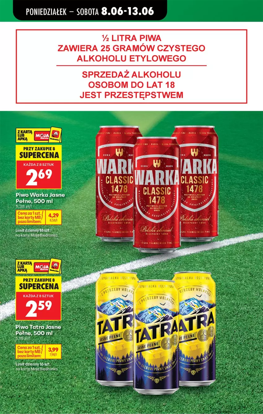 Gazetka promocyjna Biedronka - Od Poniedziałku - ważna 08.06 do 13.06.2026 - strona 25 - produkty: Fa, Gra, Piwa, Piwo