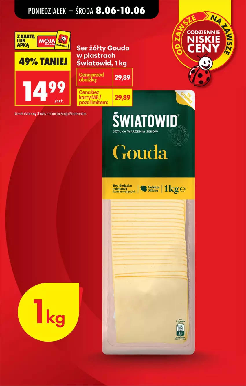 Gazetka promocyjna Biedronka - Od Poniedziałku - ważna 08.06 do 13.06.2026 - strona 5 - produkty: Gouda, Ser