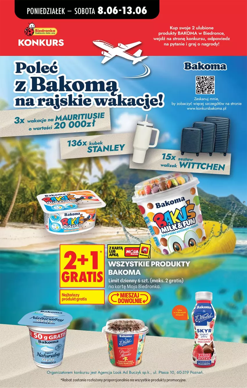 Gazetka promocyjna Biedronka - Od Poniedziałku - ważna 08.06 do 13.06.2026 - strona 52 - produkty: Bakoma, Gra, Jogurt, Por