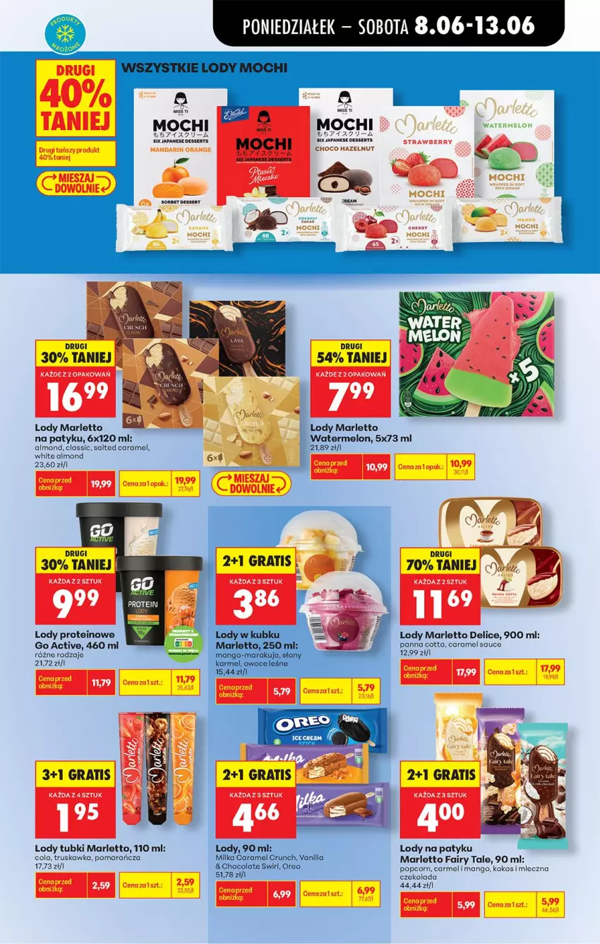 Gazetka promocyjna Biedronka - Od Poniedziałku - ważna 08.06 do 13.06.2026 - strona 55 - produkty: Czekolada, Fa, Fairy, Gra, Kokos, Lody, Mango, Melon, Milka, Oreo, Panna cotta, Popcorn, Ser