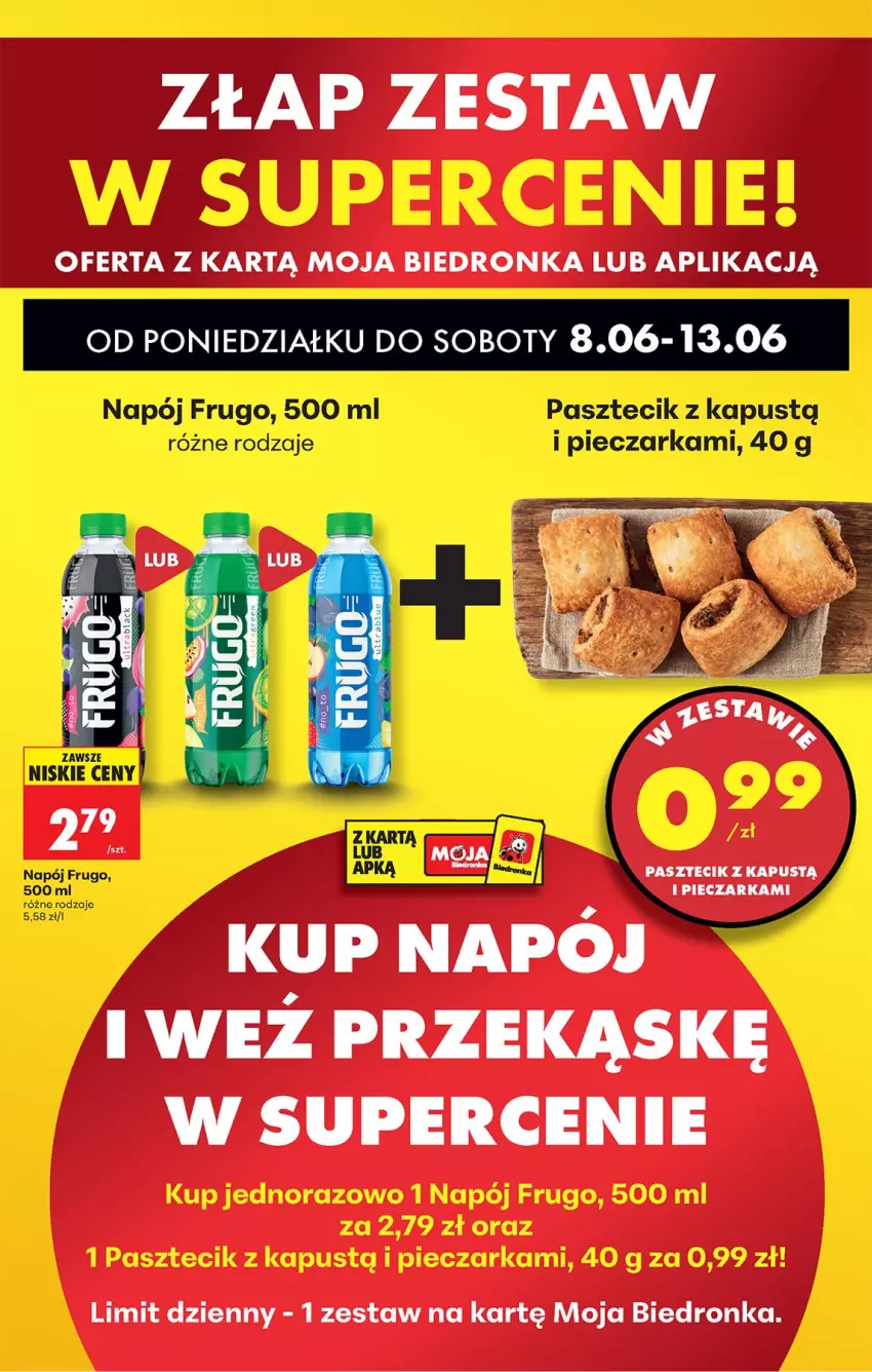 Gazetka promocyjna Biedronka - Od Poniedziałku - ważna 08.06 do 13.06.2026 - strona 7 - produkty: Kapustą, Napój, Piec, Pieczarka
