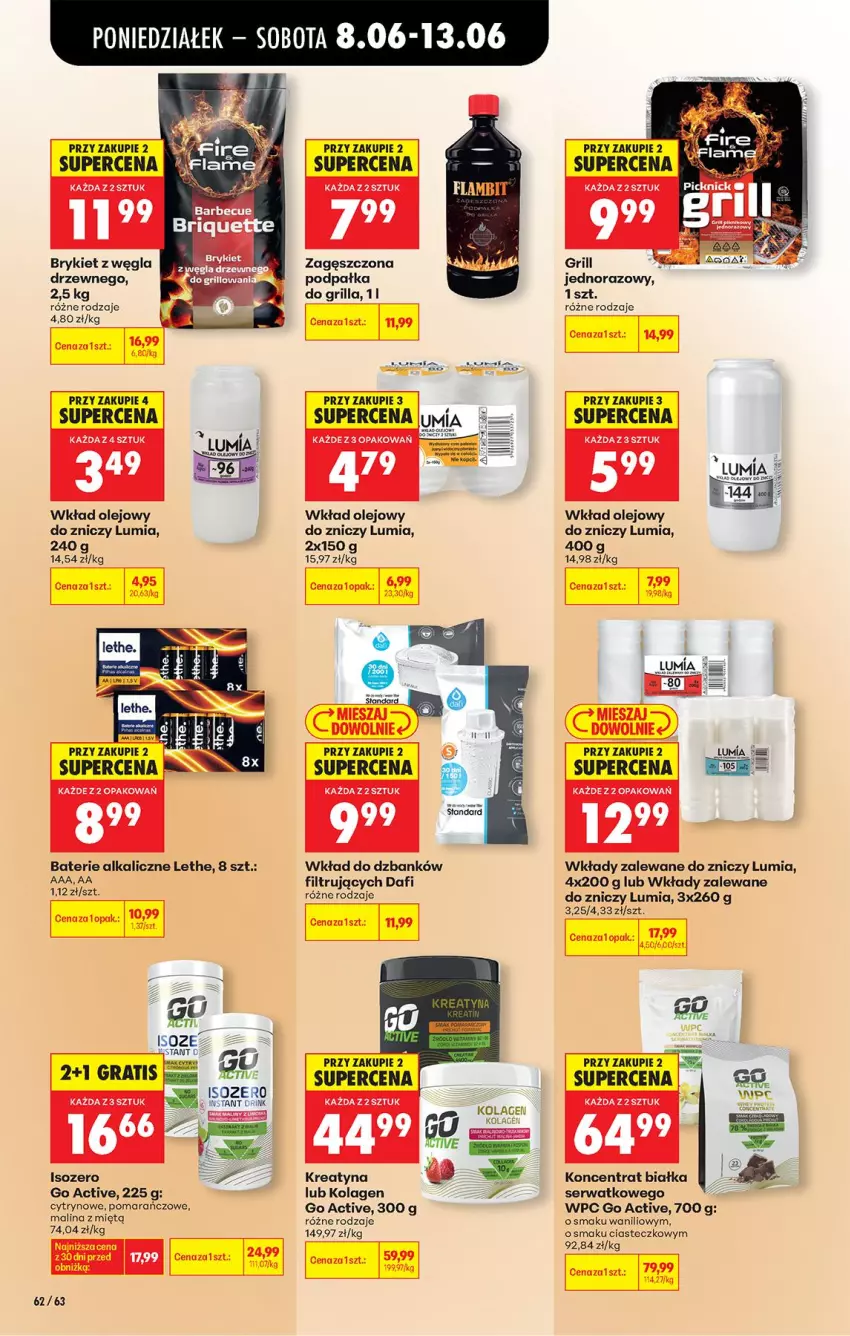 Gazetka promocyjna Biedronka - Od Poniedziałku - ważna 08.06 do 13.06.2026 - strona 82 - produkty: Baterie alkaliczne, Fa, Gra, Grill, Kolagen, Olej, Ser, Wkład olejowy, Znicz