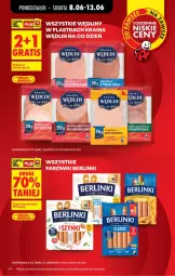 Gazetka promocyjna Biedronka - Od Poniedziałku - Gazetka - ważna od 13.06 do 13.06.2026 - strona 4 - produkty: Polędwica, Por, Parówki, Berlinki