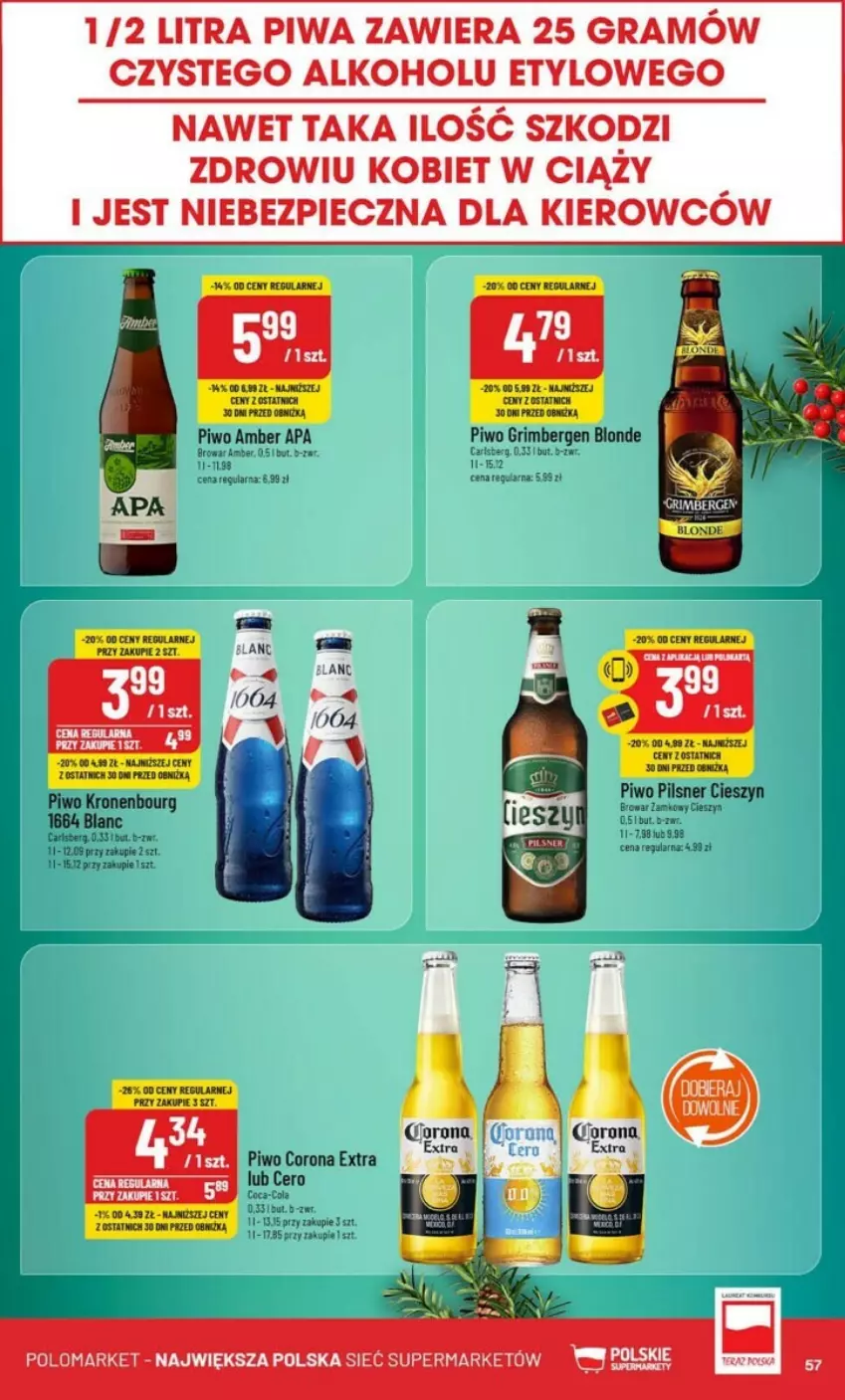 Gazetka promocyjna PoloMarket - ważna 11.12 do 17.12.2024 - strona 53 - produkty: Corona Extra, Gra, Piec, Piwa, Piwo