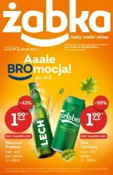 Gazetka promocyjna Żabka - Gazetka - ważna od 28.09 do 28.09.2021 - strona 1 - produkty: Piwo, Carlsberg, Lech Premium