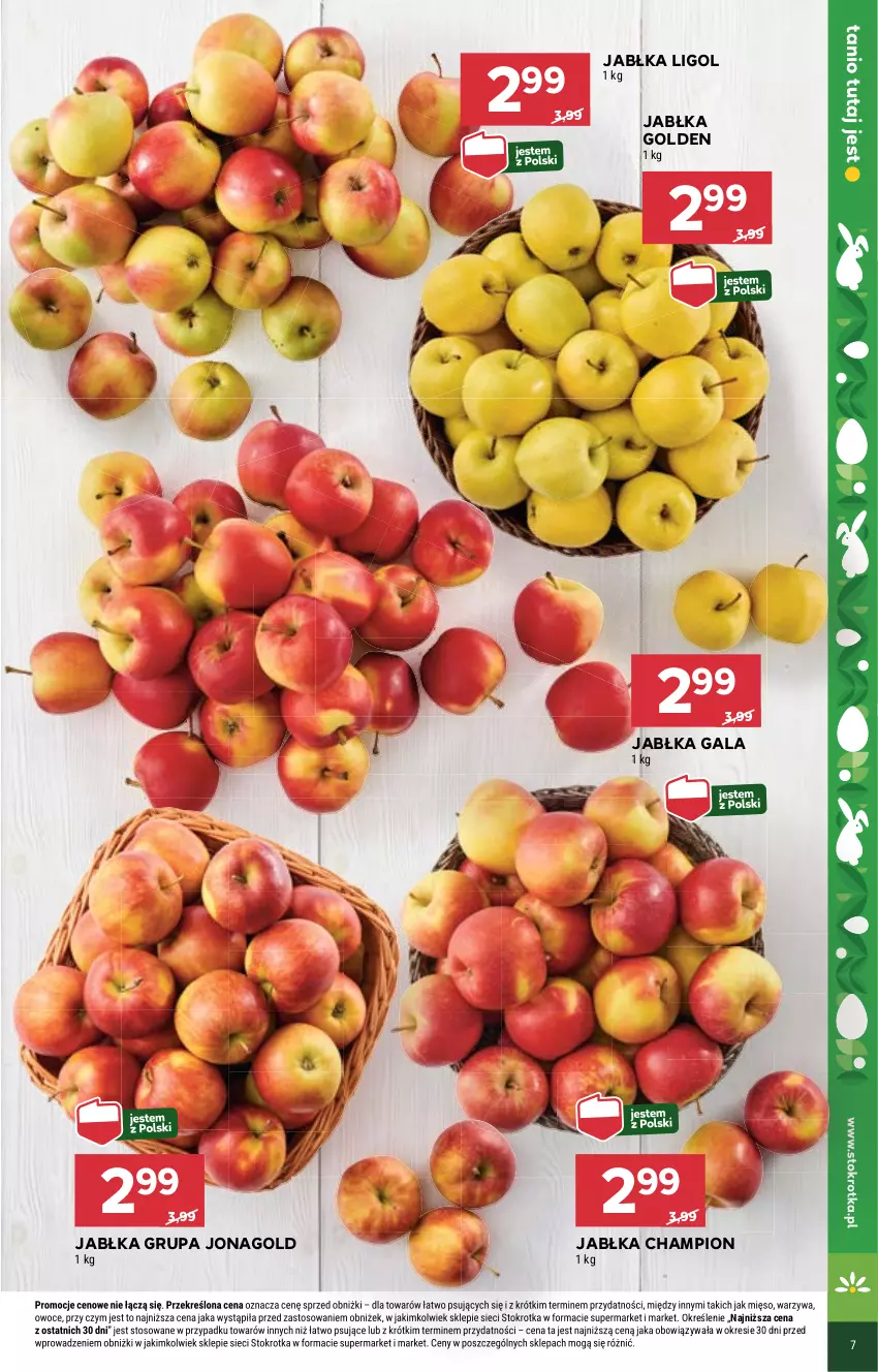 Gazetka promocyjna Stokrotka - Market - ważna 14.03 do 20.03.2024 - strona 9 - produkty: Gala, Jabłka, Jonagold, Ligol, Mięso, Owoce, Warzywa