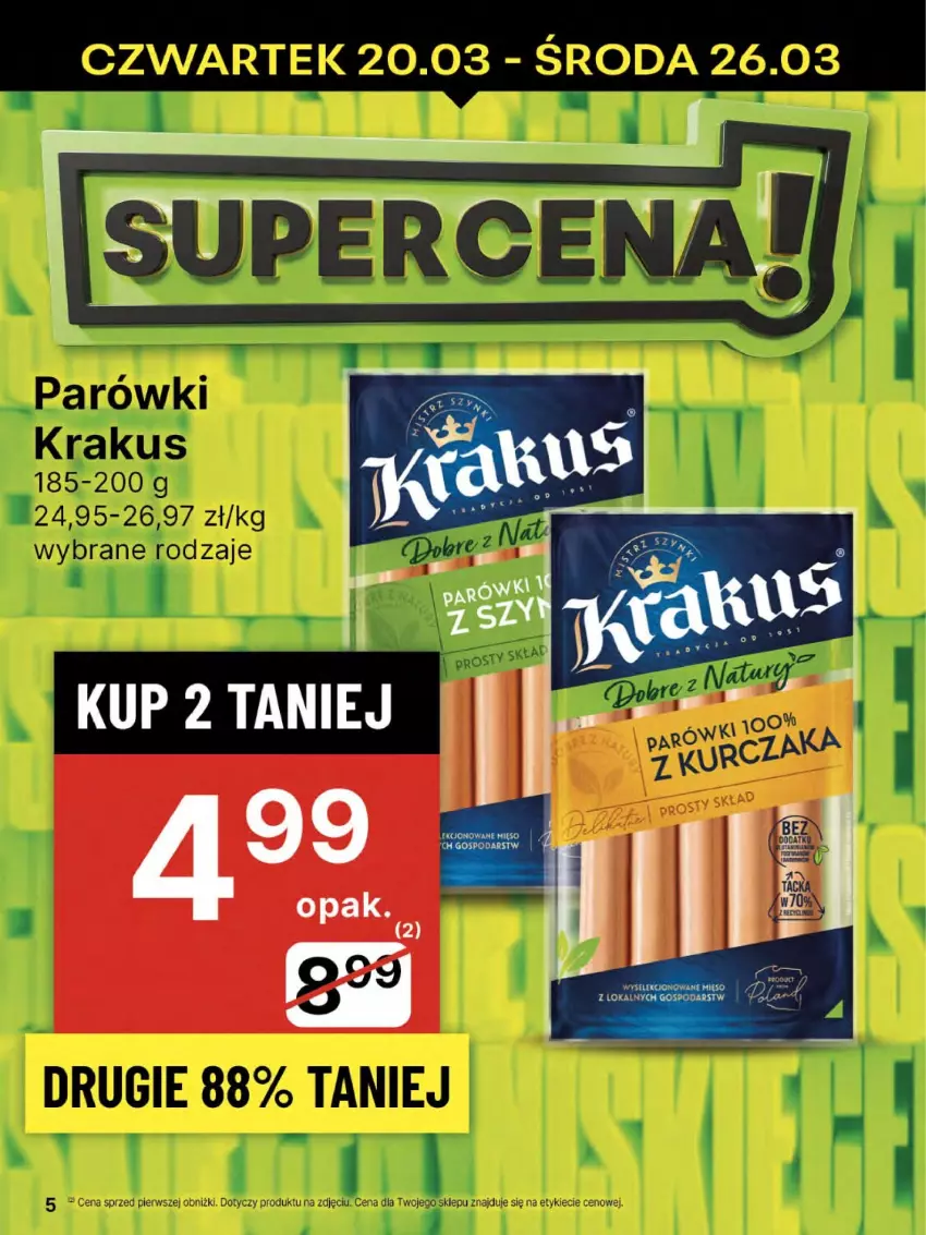 Gazetka promocyjna Delikatesy Centrum - NOWA GAZETKA Delikatesy Centrum od 20 marca! 20-26.03.2025 - ważna 20.03 do 26.03.2025 - strona 5