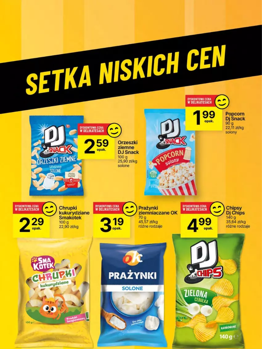 Gazetka promocyjna Delikatesy Centrum - NOWA GAZETKA Delikatesy Centrum od 20 marca! 20-26.03.2025 - ważna 20.03 do 26.03.2025 - strona 59 - produkty: Chipsy, Chrupki, Kotek, Orzeszki, Orzeszki ziemne, Popcorn, Smakotek